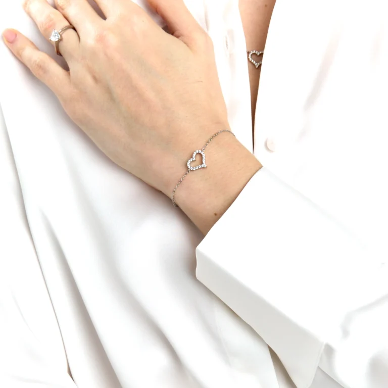 Bransoletka z serduszkiem „Amoria”