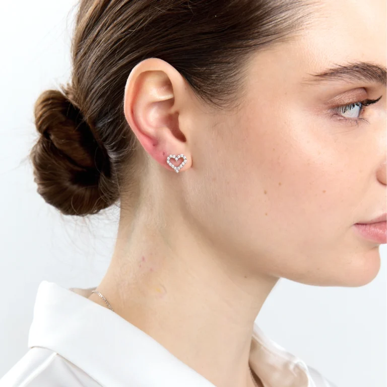 Kolczyki z serduszkiem „Amoria”
