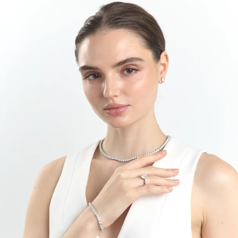 Tennis bracelet Aurora 0.4 сt_2