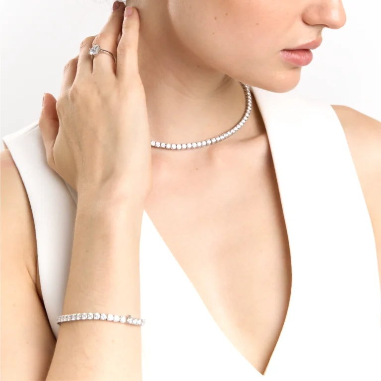 Tennis bracelet Aurora 0.4 сt_3